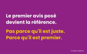 Biais cognitifs en réunion : pourquoi on conçoit le déroulé pour les contourner